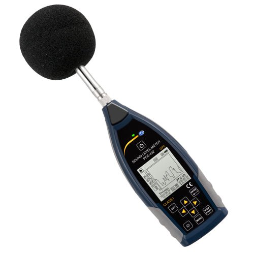 PCE 432 Class 1 Decibel Sound Meter with GPS (22 - 136dB) - Shopena Supply