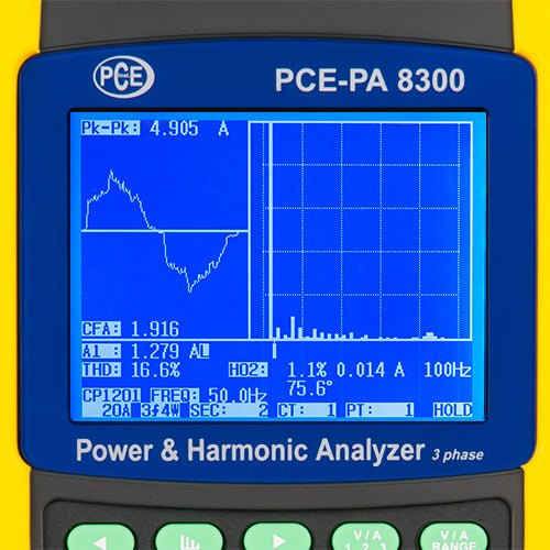 PCE PA 8300 1 Clamp Meter (With Current Clamps) - Shopena Supply