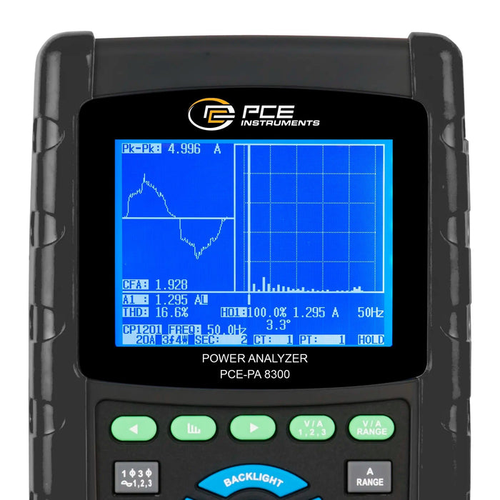 PCE PA 8300 1 Clamp Meter (With Current Clamps) - Shopena Supply