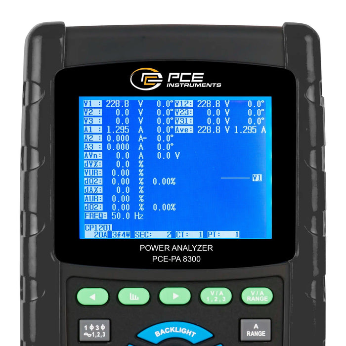 PCE PA 8300 2 Clamp Meter (with Flexible Rogowski Coils) - Shopena Supply
