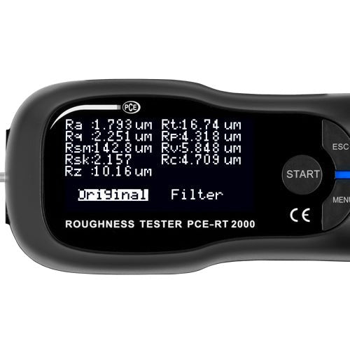 PCE RT 2000 9 Parameter Profilometer Surface Roughness Tester - Shopena Supply