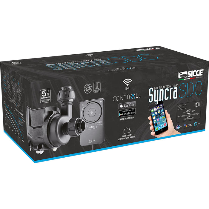 Sicce Syncra SDC Controllable Submersible Return Water Pump (4 Options) - Shopena Supply