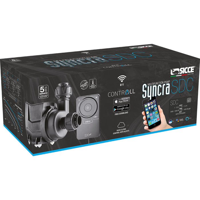 Sicce Syncra SDC Controllable Submersible Return Water Pump (4 Options) - Shopena Supply