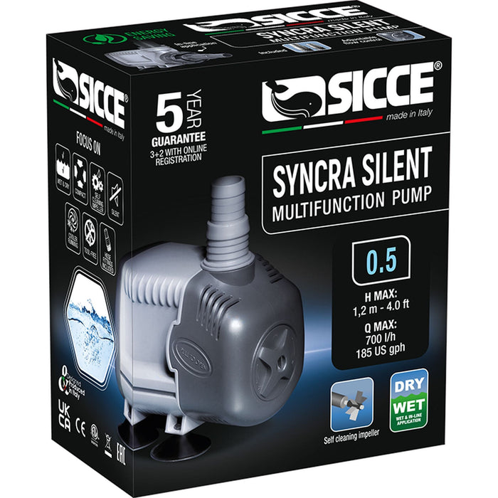 Sicce Syncra Silent Sumbersible Water Pump (8 Options) - Shopena Supply