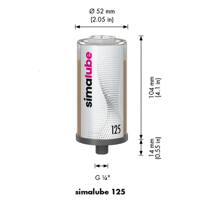 Simalube 125ml Auto Greaser (10pcs) (Select Filling) - Shopena Supply