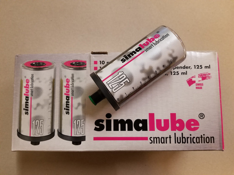 Simatec Simalube 125ml Single Point Automatic Lubricator (10pcs) (Select Filling) - Shopena Supply