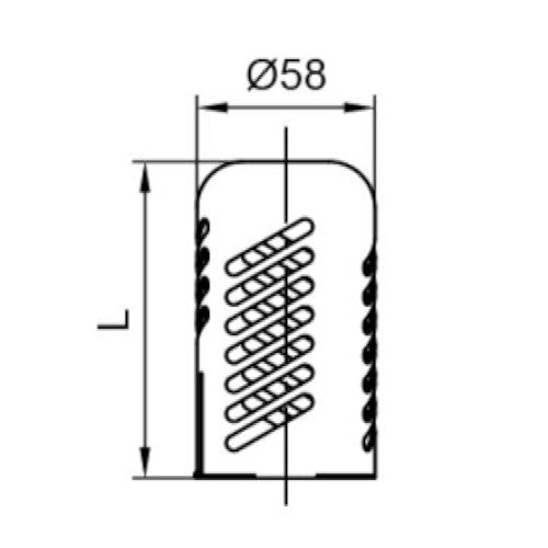 Simatec Simalube Varnished Steel Protective Cover (10 pack) (For 30ml - 125ml) - Shopena Supply