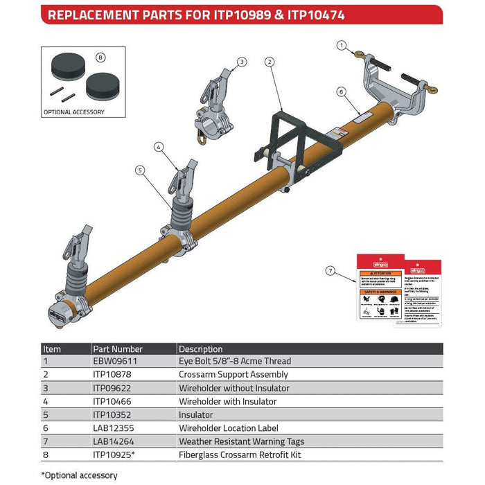 Slingo Fiberglass Extension Arms (2 Options) - Shopena Supply
