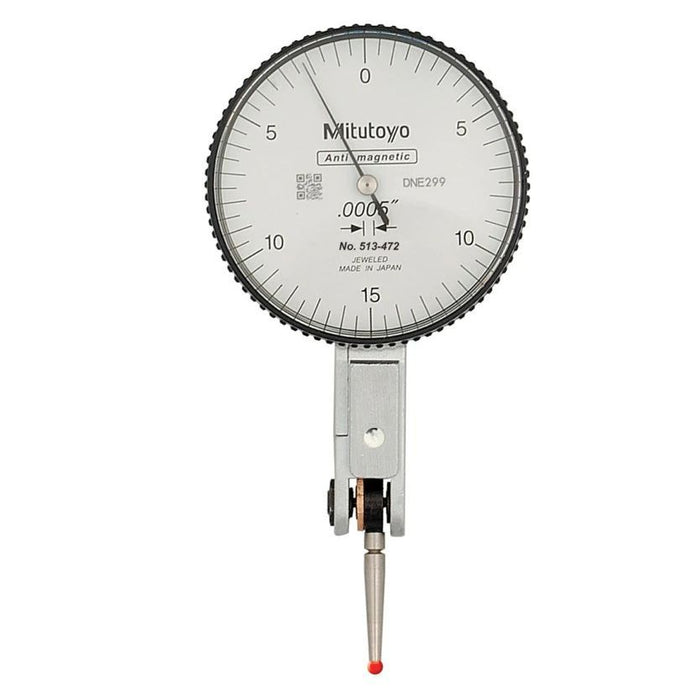 Mitutoyo 0-.3” .0005” Graduation Horizontal Long Tip Dial Test Indicator