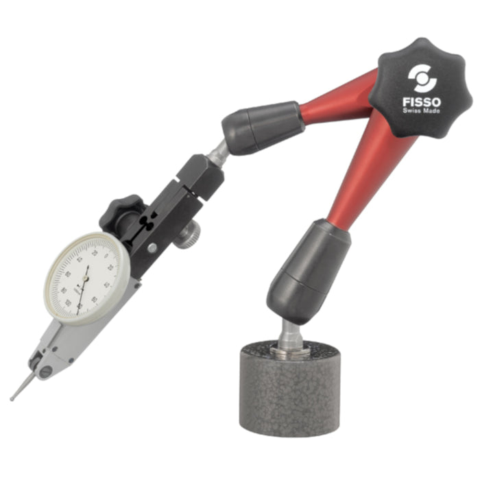 Fisso Strato S-20 F TM 3/8" Articulated Indicator Gauge Holder Arm & Pot Magnet