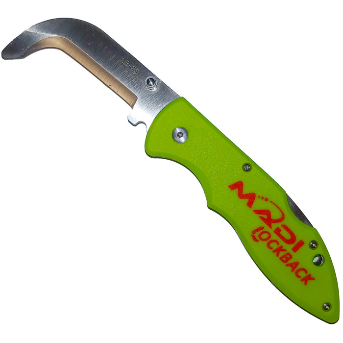 Madi Safety Blade Safety Lockback Lineman Knife