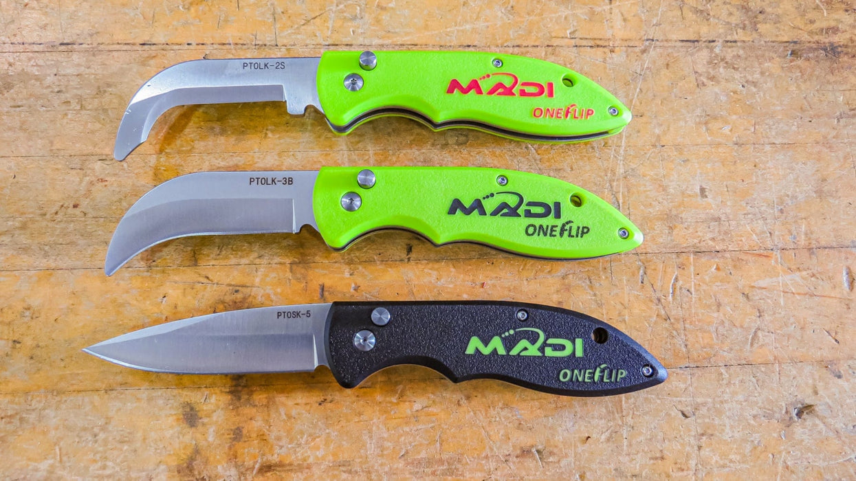 Madi One Flip Safety Blade Lineman Knife