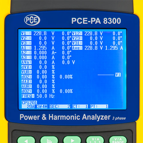 PCE PA 8300 1 Clamp Meter (With Current Clamps)