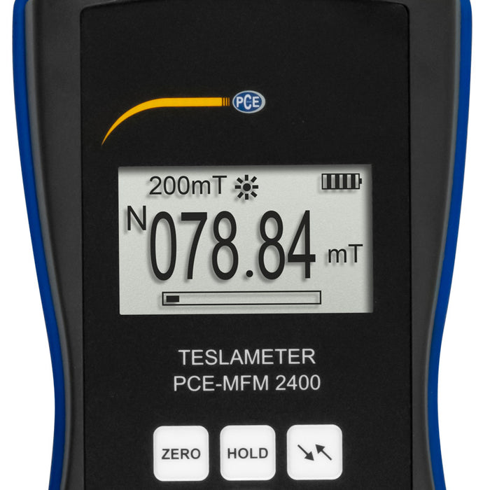 PCE 0 - 24,000G Portable Transversal Magnetometer Gauss Magnetic Field Meter